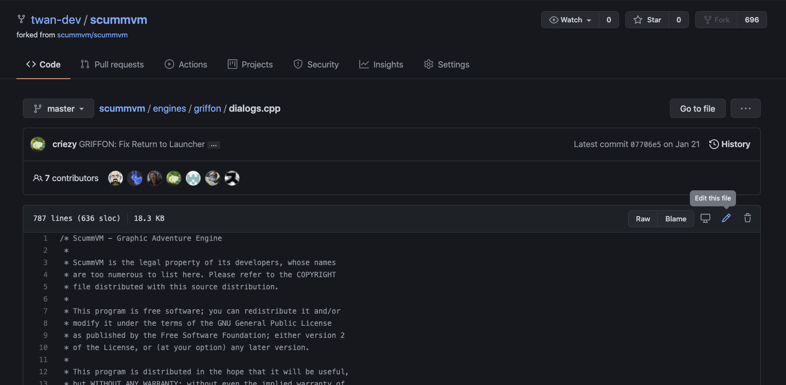 How to Open a Pull Request & Push and Commit Code to ScummVM – Twan's Blog